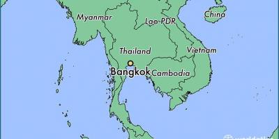 Mappa di bangkok paese