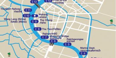 Bangkok canal mappa