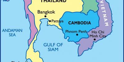 Mappa di bangkok posizione