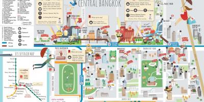 Bangkok centro commerciale mappa
