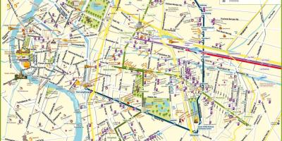 Mappa di bangkok street