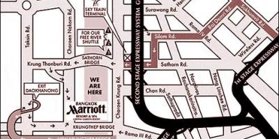 Mappa di marriott bangkok