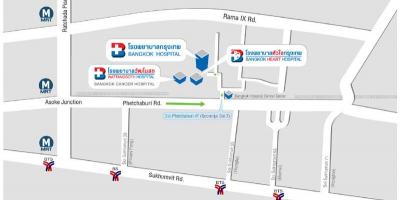 Mappa di bangkok hospital