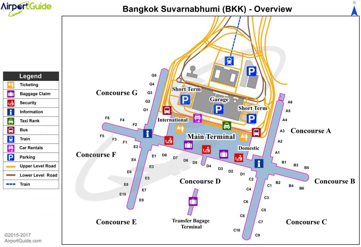 aeroporto di bkk mappa