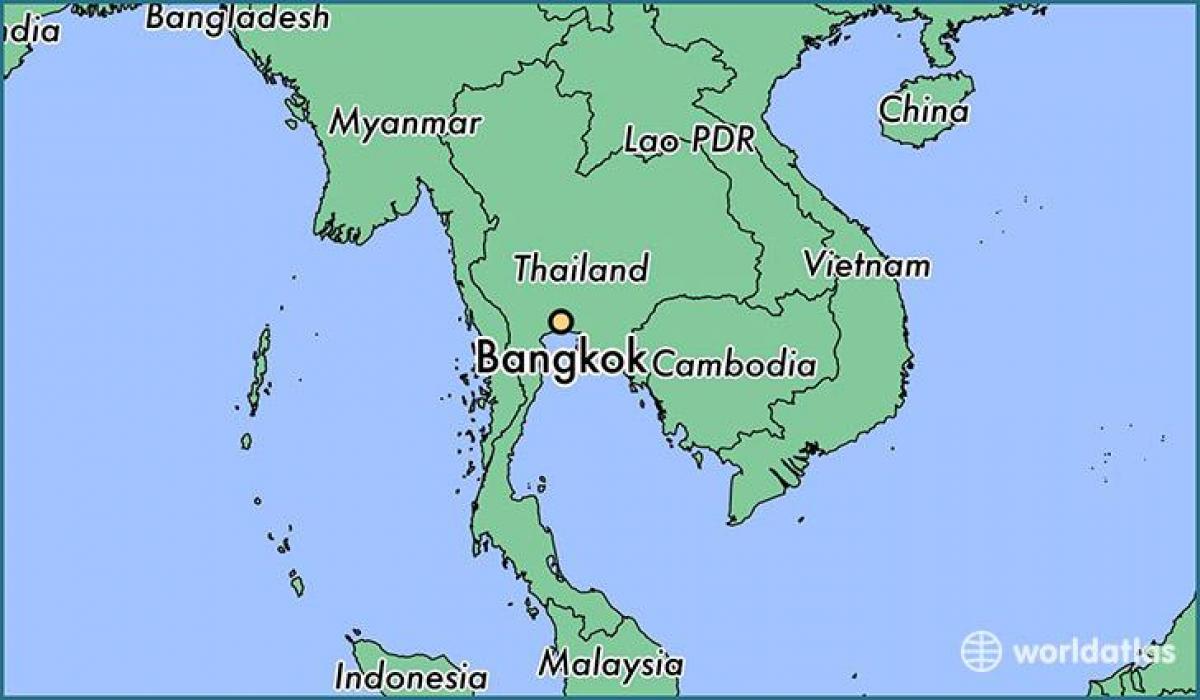 mappa di bangkok paese