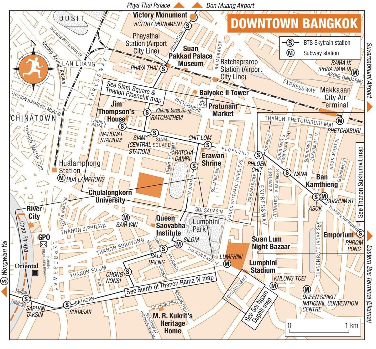 bangkok downtown mappa